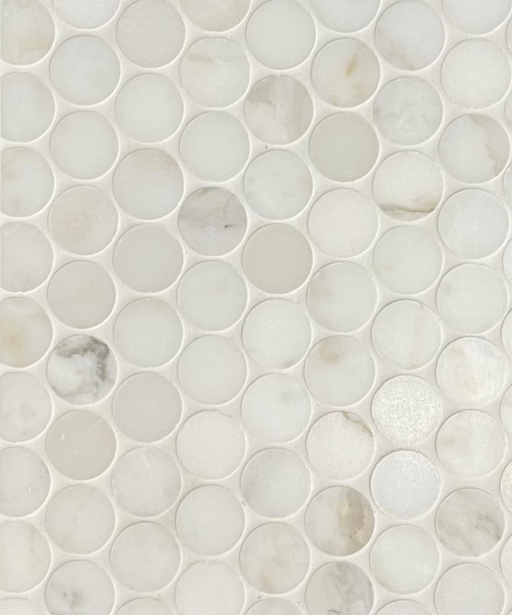 Penny Round - Calacatta Gold Honed