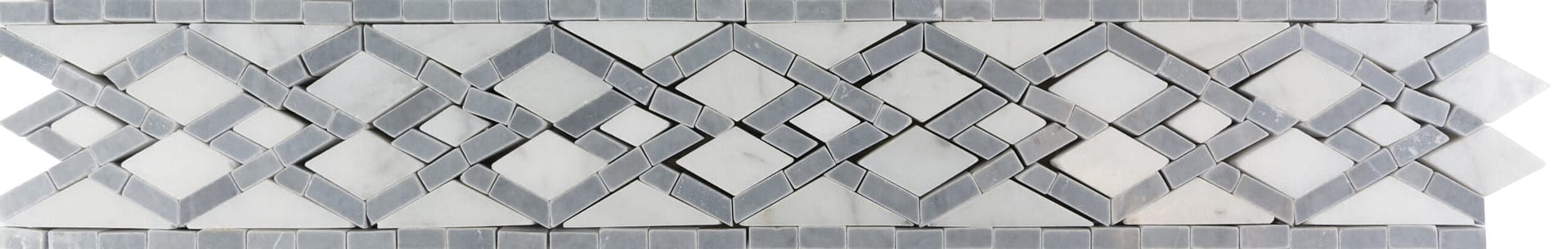 Trellis Border – Bianco Carrara & Bardiglio