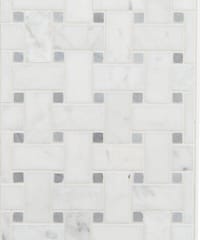 Basketweave - Bianco Carrara/Bardiglio
